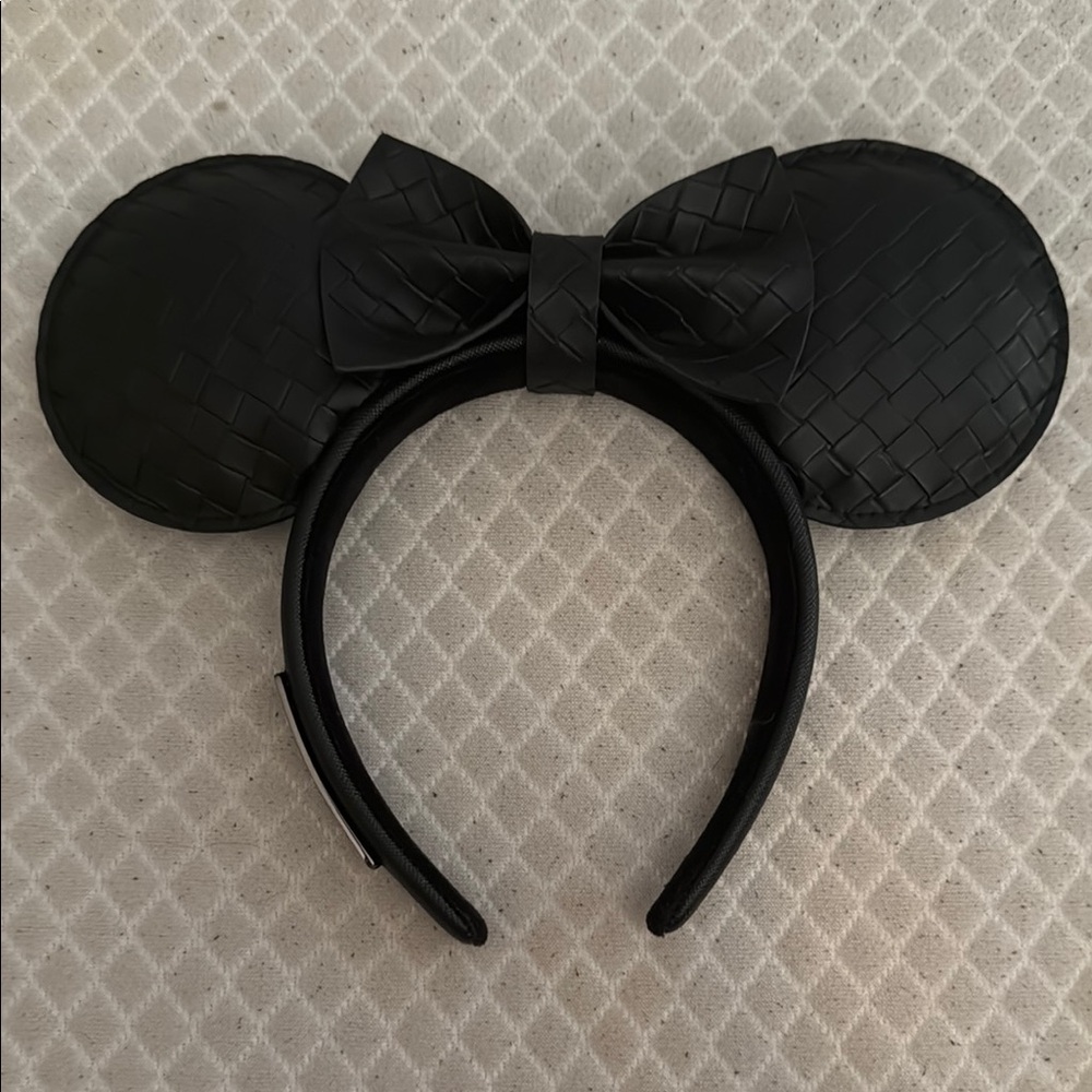 Disney Black Leather Mickey Mouse Ears